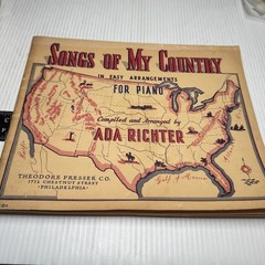 Lot of 4 Vintage Americana Songbooks And Sheet Music USA 250th