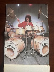 Updated Realistic Rock Drum Method by Carmine Appice including Poster