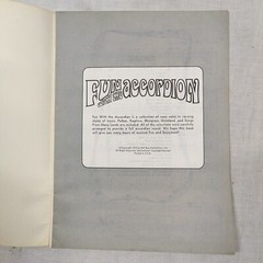 Rare 1975 Vtg Mel Bays FUN WITH THE ACCORDION Sheet Music Song Book