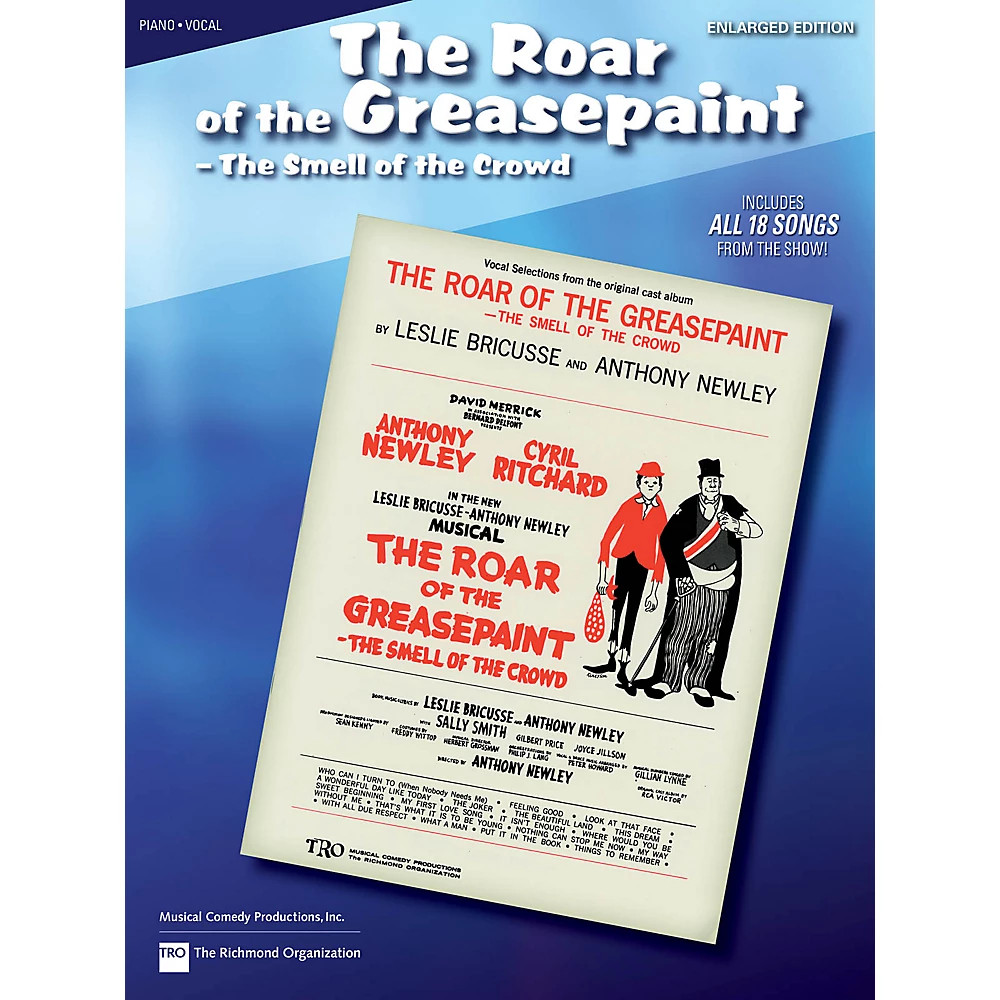 The Roar of the Greasepaint, the Smell of the Crowd Richmond Music Folios Series
