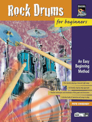 « ROCK DRUMS FOR BEGINNERS » MUSIC Book & DVD Pack-SEALED-BRAND NEW ON SALE-METHOD