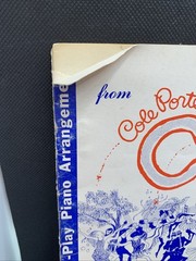 Vintage Cole Porter Can Can Easy to Play Piano Buxton Hill Rockefeller Center