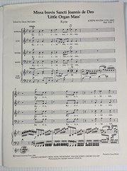 Haydn Missa Brevis Sanctt Joannis De Deo VTG Vocal Choral Music Book Religious