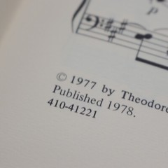 Claude Debussy Images Piano First Edition Songbook Score 1978 Presser