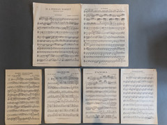 Lot of B-Flat Clarinet Sheet Music, Band Music, Method Books~Used