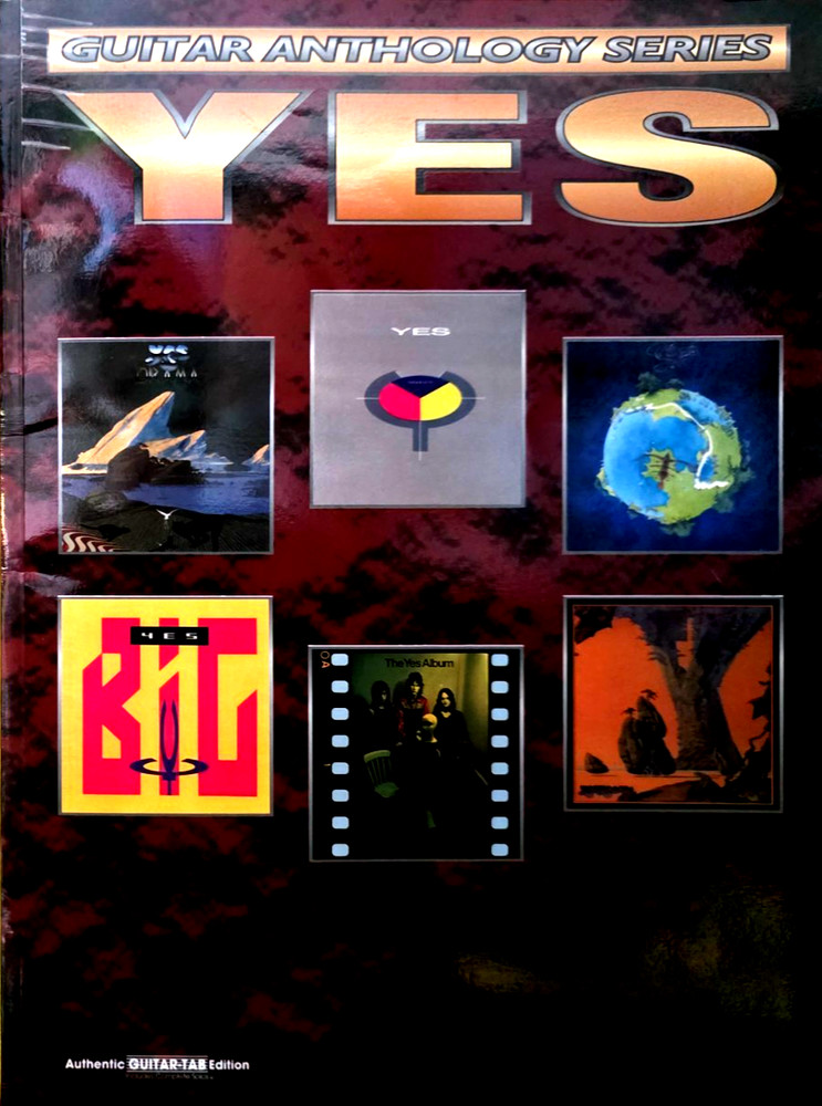 Yes Songbook Guitar Anthology: Authentic Guitar Tab Greatest Hits EXCELLENT/ NM