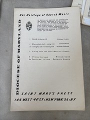 Sacred Choral Octavo Grab Bag 16 SATB Church Anthems (1960s)
