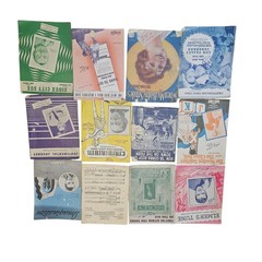 VINTAGE SHEET MUSIC lot Of 36 1930&rsquo;s 1940&rsquo;s Various Artists & Years READ…