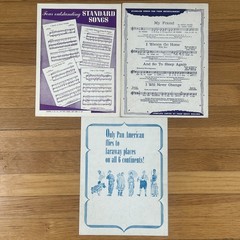 Lot of 57 Vintage Sheet Music 1940-70s Movie Themes Songs Broadway Lucille Ball