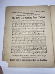 Vintage Sheet Music JUST PLAIN FOLKS Piano ~ Maurice Stonehill 1901 *Ephemera*