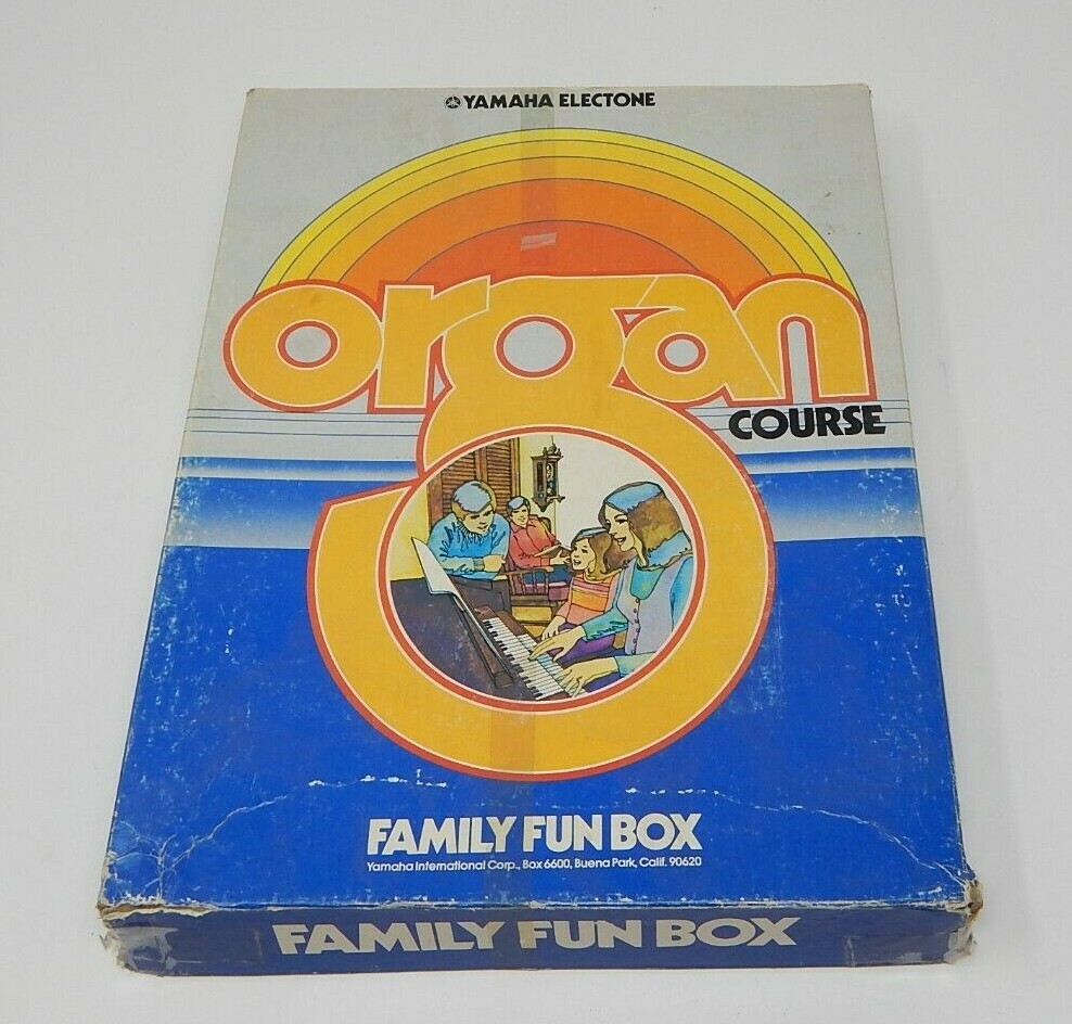 YAMAHA ELECTONE ORGAN COURSE FAMILY FUN BOX Manual Guide Sheet Music HAL LEONARD