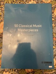 50 Classical Music Masterpieces Piano YAMAHA 2016 Sheet Music Book