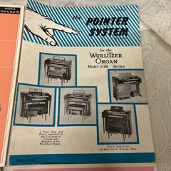 Vtg Lot 4 Organ Chord/Song Songbooks, Sheet Music, Lowrey, Wurlitzer, 3 Chord
