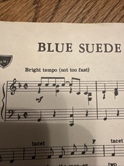 Blue Suede Shoes Sheet Music Carl Perkins 1956 Rockabilly Rock And Roll Standard