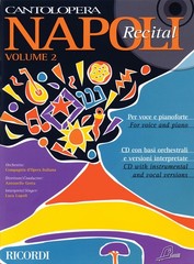 Napoli Recital Vol 2 Cantolopera Vocal Piano Opera Sheet Music Book CD Pack