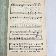 Evangel Songs Gospel Hymns Piano Songbook Gospel Publishing House 1937 Music Vtg