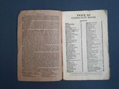 Twice 55 Community Songs I hear America Singing 1919 C C Birchard & Co Boston