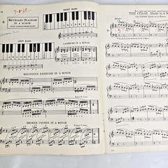Couperin Second Book Intermediate Piano Studies Adult Students Bach Music Vtg
