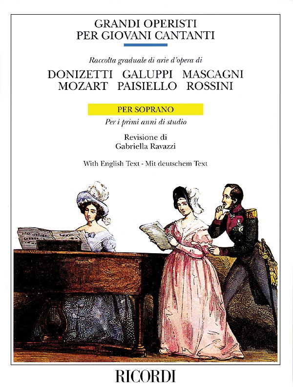 Great Opera Composers for Young Singers Soprano Piano Vocal Sheet Music Book