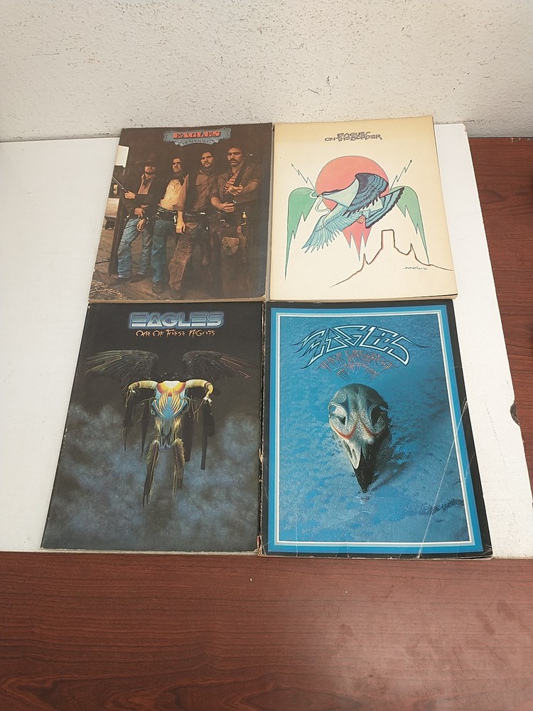 Vintage Eagles Songbook Lot of 4 Sheet Music Paperback
