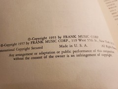 VINTAGE 1957 &lsquo;DAMN YANKEES&rsquo; BROADWAY MUSICAL FULL VOCAL SCORE–HARD TO FIND