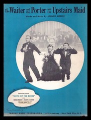 BIRTH OF THE BLUES 1941 Waiter & Porter & Upstairs Maid CROSBY Movie Sheet Music