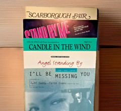 Lot of 5 ~ Vocal / Piano / Guitar ~ Sheet Music ~ Various Titles