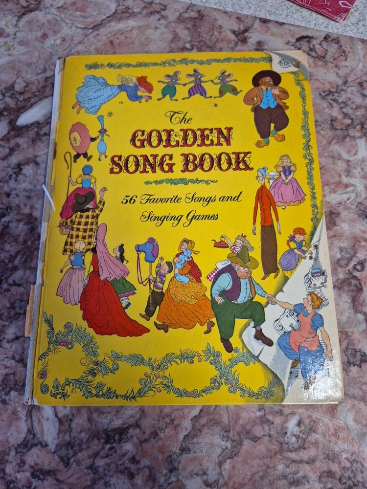 The Golden Song Book 1971 Golden Press Vintage Songbook