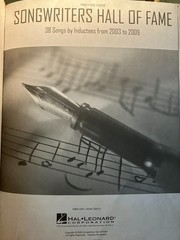 Songwriters Hall Fame 38 Songs by Inductees 2003-2009 Piano Vocal Guitar Music