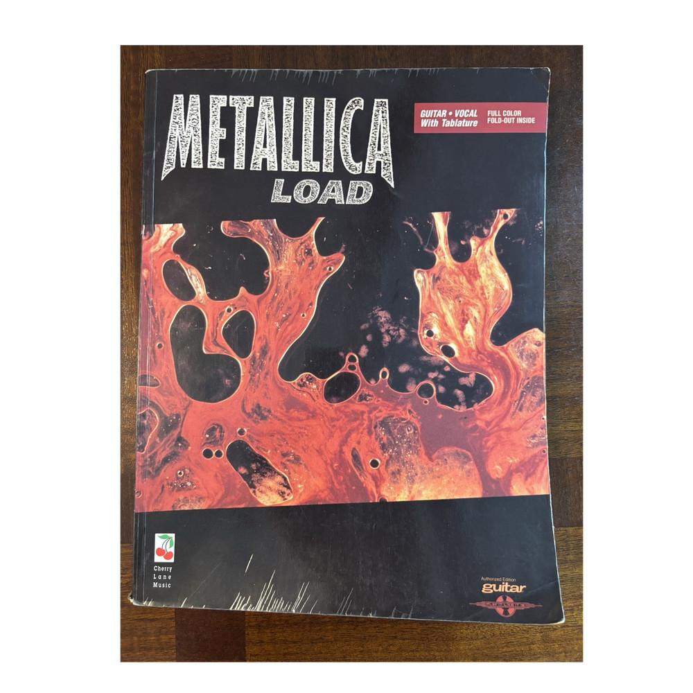 1996 Cherry Lane Music Metallica Load Guitar/Vocal Songbook Sheet Music Tab
