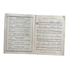 America I Love You Sheet Music Tin Pan Alley Alice Faye Betty Grable Guitar 1940