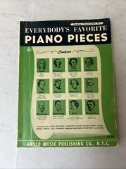 Everybody&rsquo;s Favorite Piano Pieces Amsco Music Publication NY 1933 Paperback