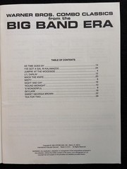 Big Band Era Vol 1 C Instruments Jazz Ensemble Sheet Music Book Jazz Standards