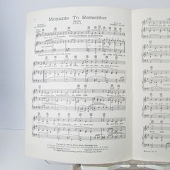 Moments To Remember Sheet Music The Vogues Larry Spier 1965 P/V/G Piano Ukulele