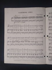 Vintage 1965 Beach Boys California Girls Sheet Music Fair