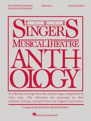 Singer&rsquo;s Musical Theatre Anthology Vol 6 Baritone/Bass Piano Sheet Music Book