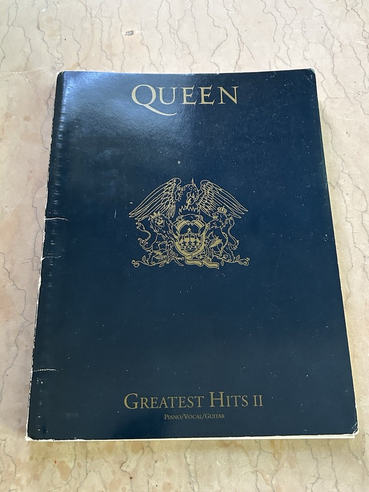 QUEEN 1993 UK songbook GREATEST HITS II PIANO/VOCAL/GUITAR 128 pages w/color pix