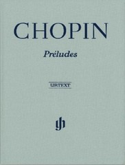 Chopin Preludes Sheet Music Piano Solo Hardcover NEW 051480883