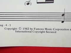 Up Where We Belong Sheet Music Piano Officer And Gentleman Theme 1982 USA SELLER
