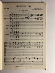 Magnificat In C By Johann Pachelbel Sheet Music For Organ C.C. Birchard & Co.