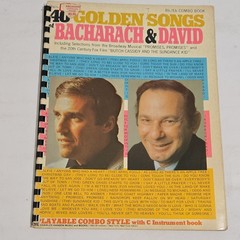 40 Golden Songs Bacharach & David Sheet Music Song Book for Bb Eb C Combo