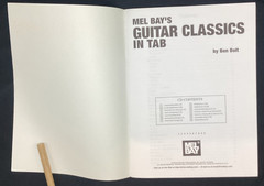 Vtg Sonngbook, Mel Bay&rsquo;s Guitar Classics in Tab, Bolt, 1998 w/cd – ships free