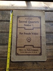 Parks Imperial Sacred Quartets #1 Female Voices Music & Songbook VERY old