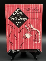 Vintage Mel Bay Fun with Folk Songs Songbook Chords Guitar Banjo Ukulele 1963