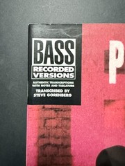 Pearl Jam, Ten, Bass Recorded Versions Songbook 1993