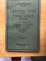 1926 SHEE MUSIC FOUR PART SONG FOR FEMALE VOICES VOLUME ONE M. WITMARK & SONS