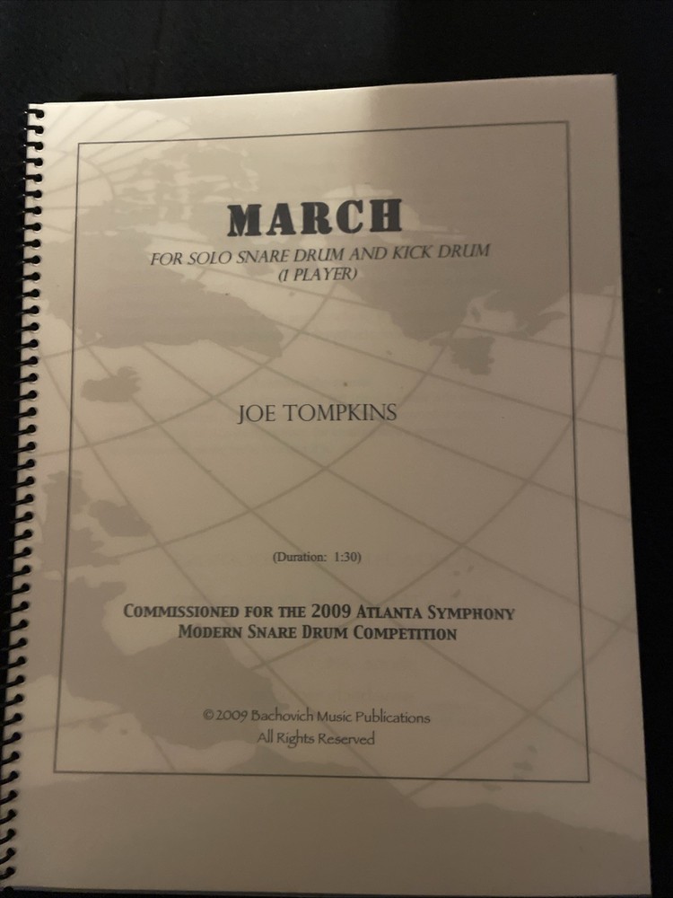 March For Solo Snare Drum Joe Tompkins