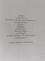 Coldplay A Rush Of Blood To The Head Album Songbook Sheet Music Wise AM975128
