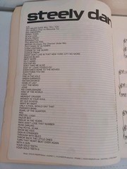 Vintage STEELY DAN Complete to AJA 1981 Songbook Piano Vocal Chords