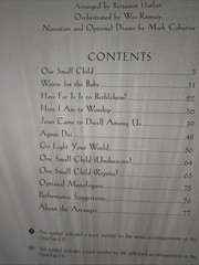 Christmas Musical SATB SONGBOOK One Small Child Benjamin Harlan Multiple Availab